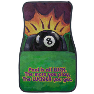 Pool is Luck Car Floor Mat