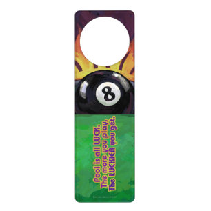 Pool is Luck Door Hanger