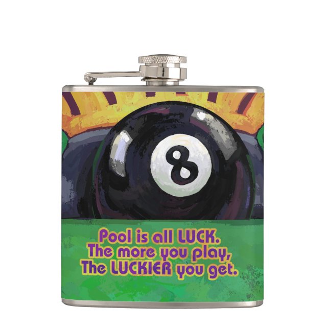 Pool is Luck Flask (Front)