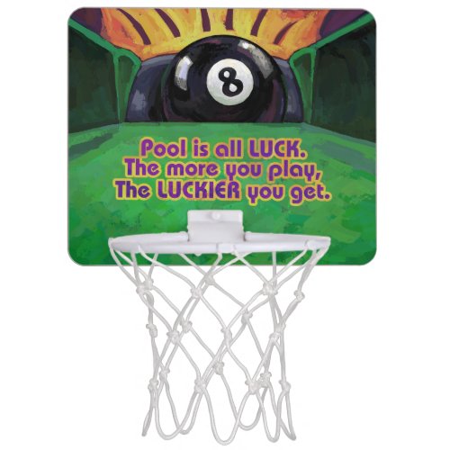 Pool is Luck Mini Basketball Hoop