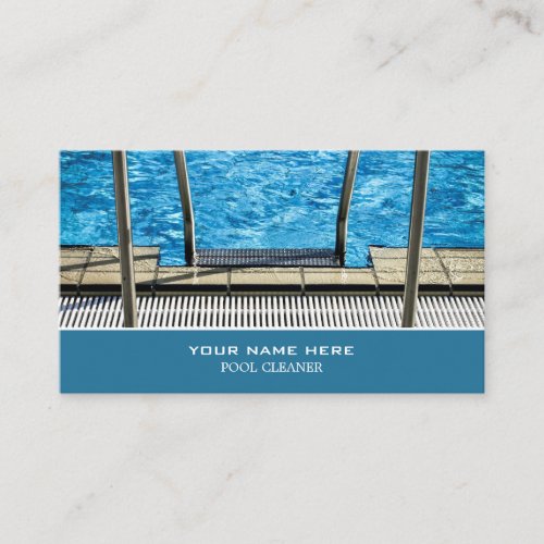 Pool Ladder Swimming Pool Cleaner Business Card