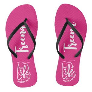 Pool Life is Better Flip Flops