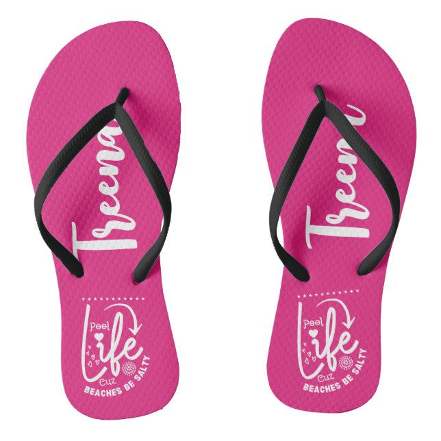 Pool Life is Better Flip Flops (Footbed)