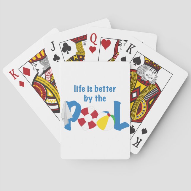 Pool Life Poker Cards (Back)