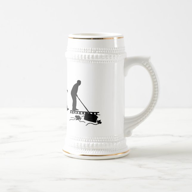 Pool Man Pool Guy gifts for pool maintenance staff Beer Stein (Right)