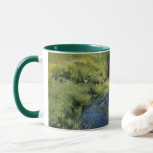 Pool Medfield by Dennis Miller Bunker, Vintage Art Mug