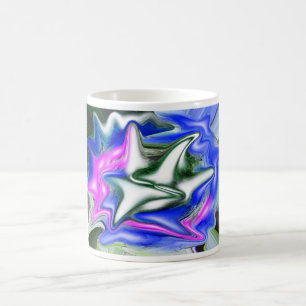 Pool of snow and ice art coffee mug