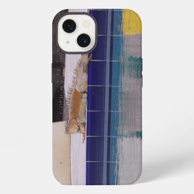 Pool of the Iguana Iphone Case (Back)