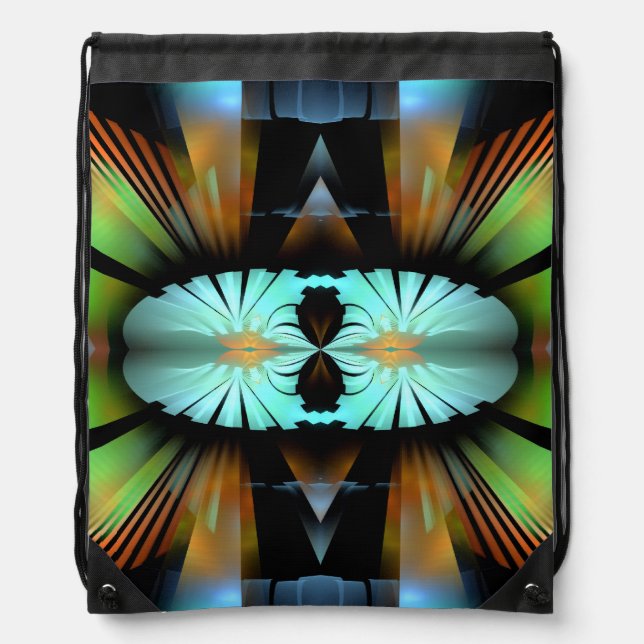 Pool Pack Wild Import View About Design Drawstring Bag (Front)