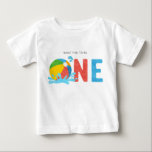 Pool Party 1st Birthday Party Outfit Baby T-Shirt<br><div class="desc">Pool Party 1st Birthday Party Outfit Baby T-Shirt</div>