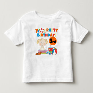 Pool Party 3rd Birthday T-shirts and Gifts