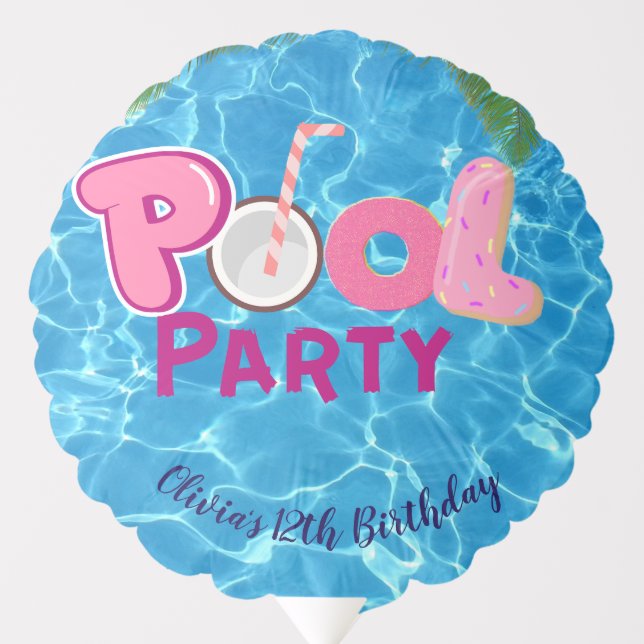Pool Party  Balloon (Front)