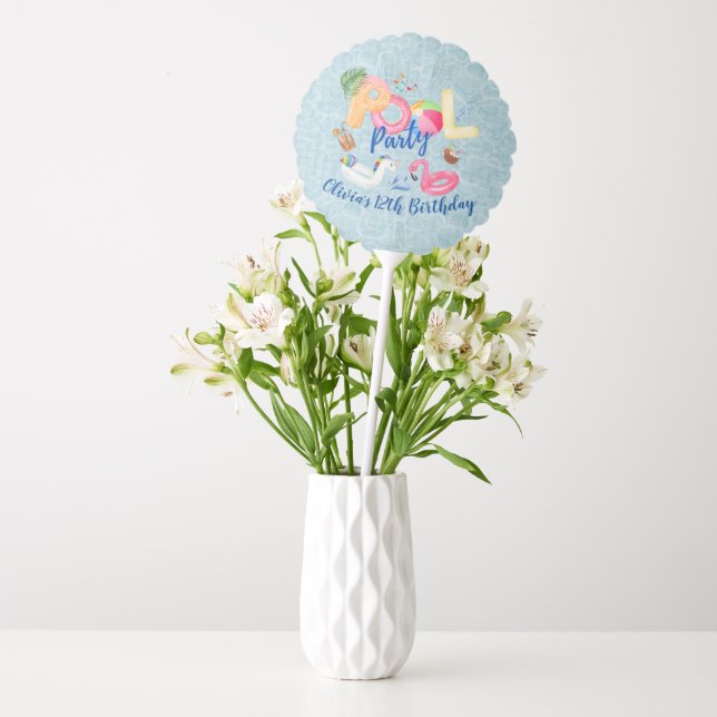 Pool Party Balloon (Vase)