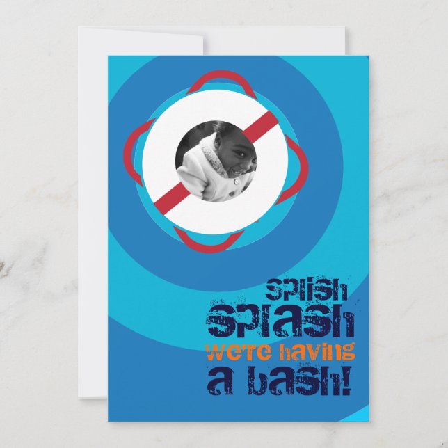 Pool Party & Beach Invitation (Front)