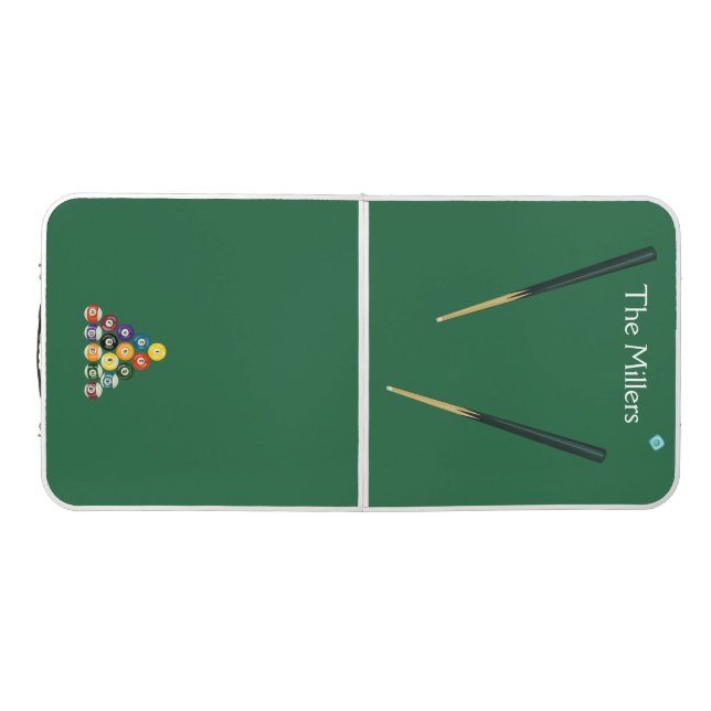 Pool Party Billiards Highs and Lows Pong Table (Top)