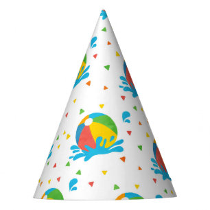 Pool Party Birthday Decor Supplies  Hat