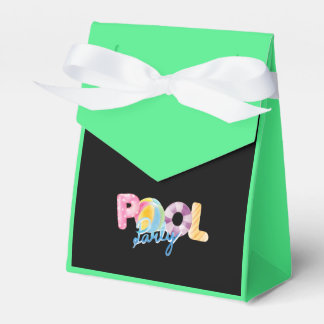pool party birthday favor boxes