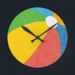 Pool Party Birthday Favors  Round Clock<br><div class="desc">Pool Party Birthday decor.</div>