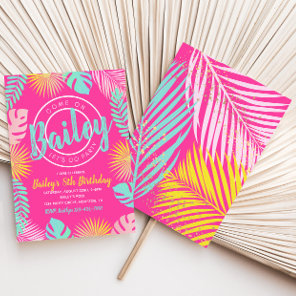 Pool Party Birthday Invitation | Pool Party