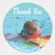 Pool Party Birthday Stickers | Add own Photo | Zazzle