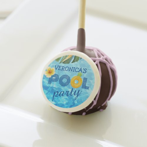 Pool Party Birthday Summer Water Fun Swimming  Cake Pops