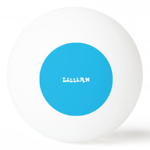 Pool Party Blue Custom Ping-Pong Ball