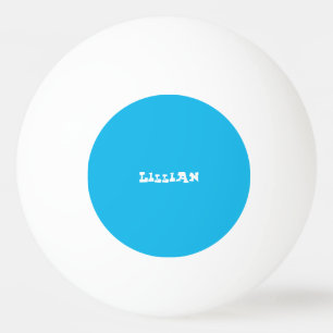 Pool Party Blue Custom Ping-Pong Ball