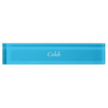 Pool Party Blue Personalized Name Plate