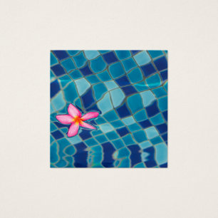 Pool party blues pink flower floating pop color 