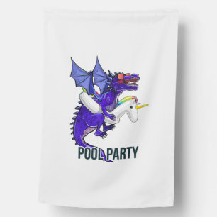 Pool Party Dragon Unicorn Float Shirt Dragon Gifts House Flag