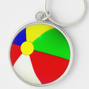Pool Party Favors Beach Ball Keychain