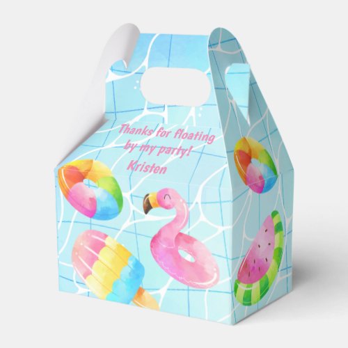 Pool Party Favors Gift Boxes