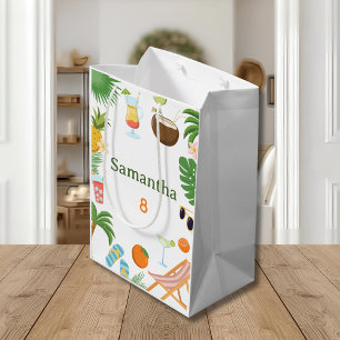 Pool Party Gift Bag - Summer Tropical Theme