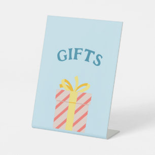 Pool Party "Gifts" sign