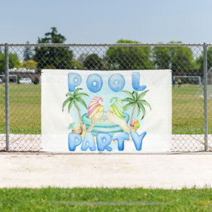 Pool Party Gnomes Banner