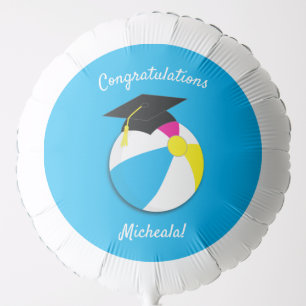 Pool Party Graduation Party Balloon