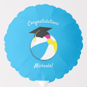 Pool Party Graduation Party Balloon