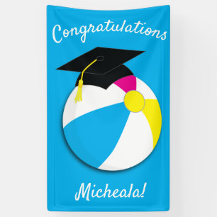 Pool Party Graduation Party Banner