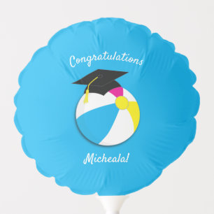 Pool Party Graduation Party Beach Ball Balloon
