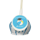 Pool Party Graduation Party Cake Pops (Front)