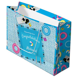Pool Party Graduation Party Large Gift Bag