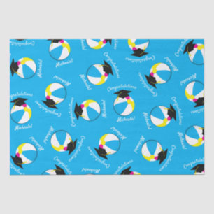 Pool Party Graduation Party Tissue Paper