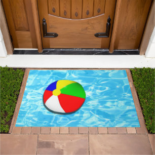pool party ideas doormat