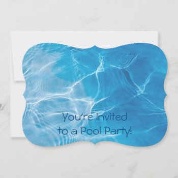 Pool Party Invitation by rdwnggrl at Zazzle