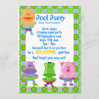 POOL PARTY INVITATION