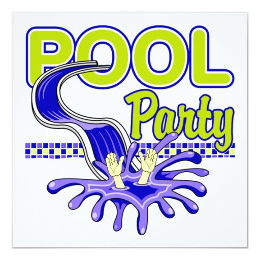 Pool Party Invitation | Zazzle