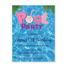 Pool Party Invitation