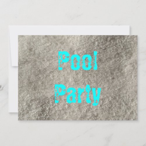 Pool Party Card
