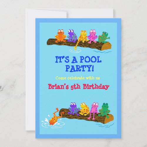 Pool Party! Personalized Invite
