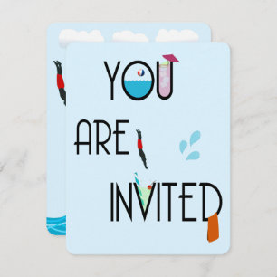 Pool Party Invitation